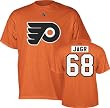 Philadelphia Flyers Jaromir Jagr Orange Reebok T Shirt