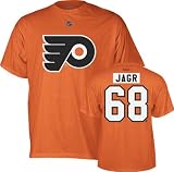 Philadelphia Flyers Jaromir Jagr Orange Reebok T Shirt