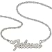 Logoart Atlanta Falcons 18 Inch Script Necklace-Size: One Size