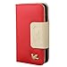 iPhone 5s Case,iPhone SE case,iPhone 5 Case,By HiLDA,Wallet Case,PU Leather Case,Credit Card Holder,Flip Cover Case[Red]