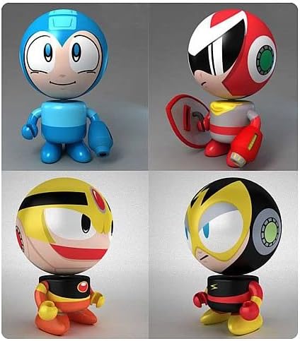 Mega Man Bobble Budd Bobble Head Set