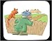 Decorated Mouse Pad with man, human, body, individuals, individual, persons, cat, humans, people, fence, pet, person, neighbor