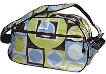 Taylor Weekender Diaper Bag in Geo Blue
