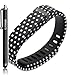 Emilys Black Dots Polka Dots New Style Multicolor Combinational Replacement Bands with Metal Clasps for Fitbit Flex Only No Tracker/ Wireless Activity Bracelet Sport Wristband Fit Bit Flex Bracelet Sport Arm Band Armband