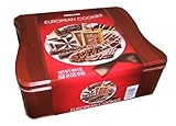 European Cookies with Belgian Chocolate 15 Varieties Tin Net Wt 49.4 OZ (1400 g)