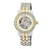 AK Anne Klein Women’s 109137CHTT Automatic Swarovski Crystal Accented Two-Tone Watch
