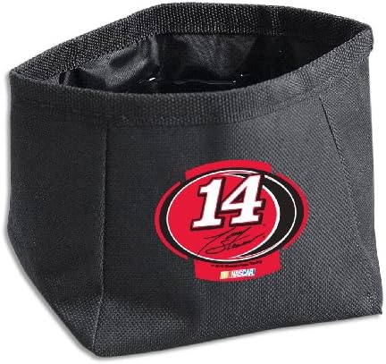 Dog Zone NASCAR Pet Round Travel Bowl, Large, Tony Stewart
