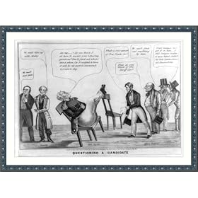 Historic Print (S): Questioning a candidate