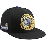NBA New Era Dallas Mavericks Black 2011 NBA Champions Big Ringer 59FIFTY Fitted Hat (7 1/8)