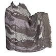 Antique Design Paisley Wraps Shawls in Wool Fabric from Kashmir in India