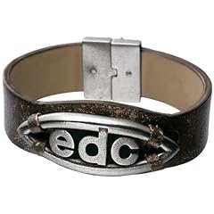 edc Armband Edelstahl 18 cm ORIGINAL LEATHER 440070411800