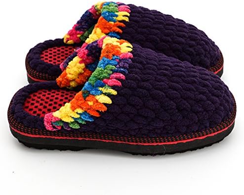 Elsa Lisa Crocheted Woolen Slippers Family Shoes Pure Handmade Handcraft Loafers