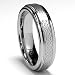 5MM Ladies Tungsten Carbide Ring with Laser Etched Celtic Design Sizes 5 to 8