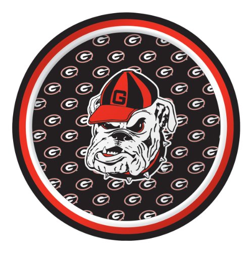 Creative Converting Georgia Bulldogs Dessert Paper Plates 8 Count