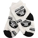 Oakland Raiders White Infant (903) Bootie Socks