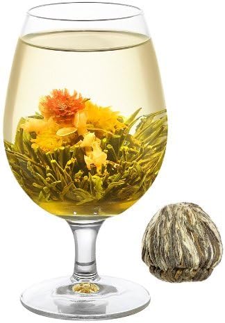 WELLTEA Blooming Jasmine Basket Flowering Green Tea (Weight: 500g)