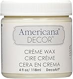 Deco Art Americana Decor Creme Wax, 4-Ounce, Clear