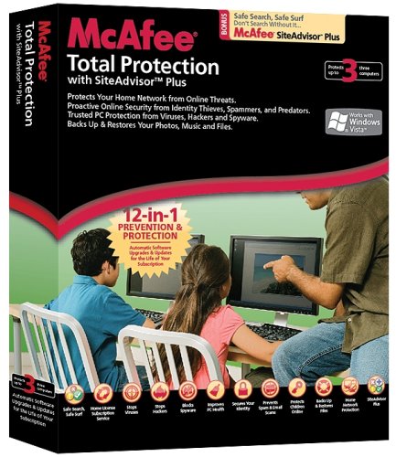McAfee Total Protection 2008 - 3 postes