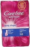 Carefree Body Shape Extra Long Unscented, 93 Count