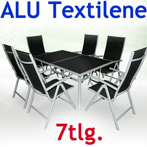 STZGARN05/KD Sitzgarnitur 7-teilig Alu KD