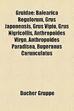 Gruidae: Balearica Regulorum, Grus Japonensis, Grus Vipio, Grus Nigricollis, Anthropoides Virgo, Anthropoides Paradisea, Bugera-
