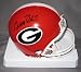 Greg Blue Autographed/Hand Signed Georgia Bulldogs Mini Helmet