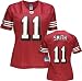 Alex Smith Reebok Garnet Premier San Francisco 49ers Women's Jersey - Large