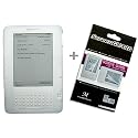 Clear Semi-transparent Amazon Kindle 2 E-Book Reader Silicone Rubber Skin Case + FREE Kindle2 Anti Scratch LCD Screen Protector