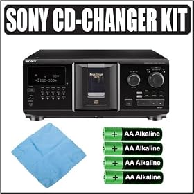 Sony CDP-CX355 300-Disc MegaStorage CD Changer + Accessory Kit