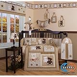 Boutique Baby Teddy Bear 13PCS CRIB BEDDING SET By GEENNY Designs