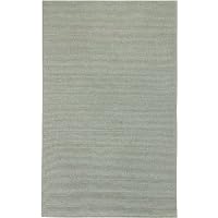 Rizzy Rugs CT-1360 2-Foot-by-3-Foot Country Area Rug, Solid Blue