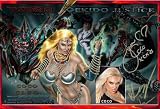 Ice Loves Coco Signed TV Superhero Gekido #1 Comic Book & Poster Adrianne Curry Graig Weich (Gekido)
