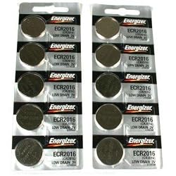 10 CR2016 Energizer Watch Batteries Lithium Battery