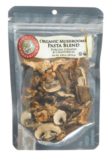Aromatica Organics Pasta Blend Mushrooms, 1.0-Ounce Bags (Pack of 3)