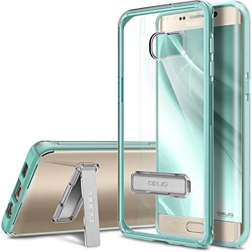 Galaxy S6 Edge Plus Case, OBLIQ [Naked Shield][Mint] - with {**NEW/Revised Version**}Kickstand Thin Slim Fit TPU Bumper Hard Hybrid Shock Resist Protective Crystal Clear Cover for Galaxy S6 Edge+
