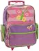 Stephen Joseph Girls 2-6X Rolling Luggage, Butterfly, One Size