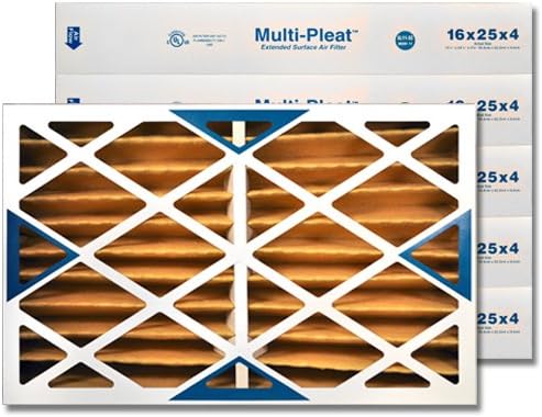 16" X 25" X 4" MERV 11 Pleated Furnace Filter, 6-Pack
