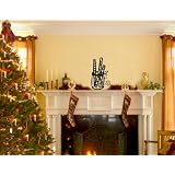 Christmas Decoration Wall Decals Candy Sticks in a Jar