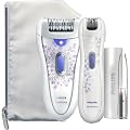 Philips HP6578 Satin Perfect Deluxe Rechargeable Epilator Set