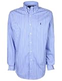 Ralph Lauren - Chemise à rayures fines hommes - Bleu marine / Blanc
