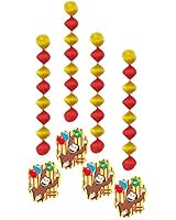 28" Hanging Curious George Decorations, 4ct