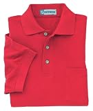 Men's Cotton Poly Pique Polo Shirt With Pocket