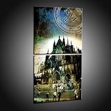 Great prints from Cologne motifs on canvas in 60x120 cm Great prints from Cologne motifs on canvas in 60x120 cm