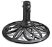 Decorative Iron Umbrella Base Black