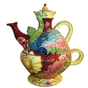 Tracy Porter Tea-for-One Peacock 12oz