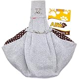 Alfie Pet by Petoga Couture - Chico Reversible Pet Sling Carrier - Color: Grey