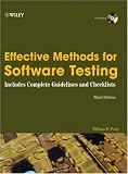 Effective Methods for Software Testing, 2nd Edition