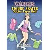 Glitter Figure Skater Sticker Paper Doll