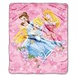 Disney's Princess Jewels and Flowers Micro Raschel Blanket (50x60)