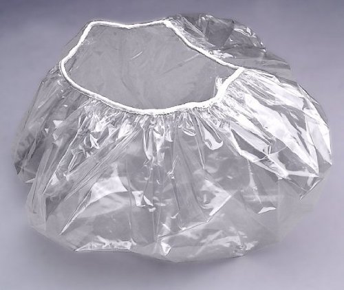 Medline DYNJE60020S Clear Circular Banded Bag - 20 x 9 Inches - Case Of 25